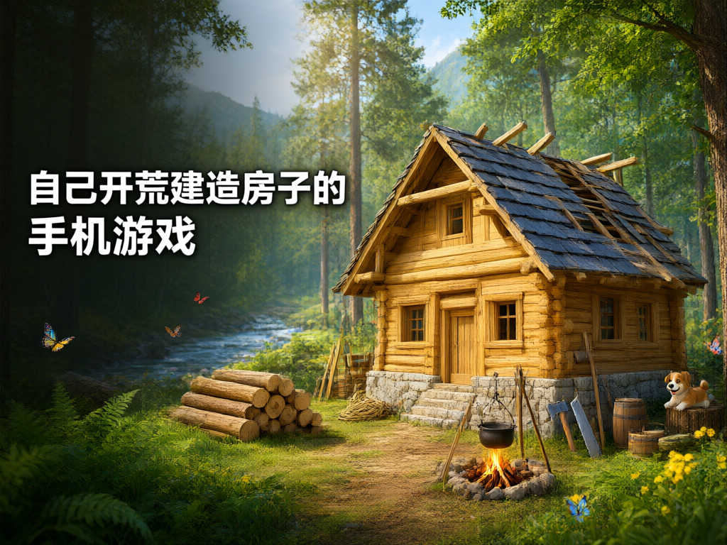 自己开荒建造房子的手机游戏