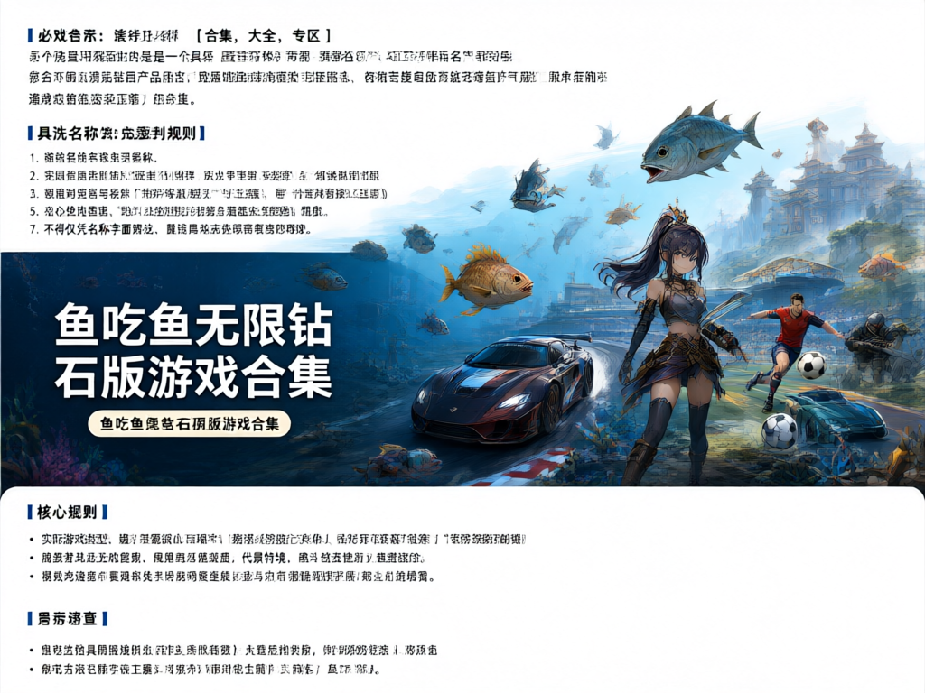 鱼吃鱼无限钻石版游戏合集