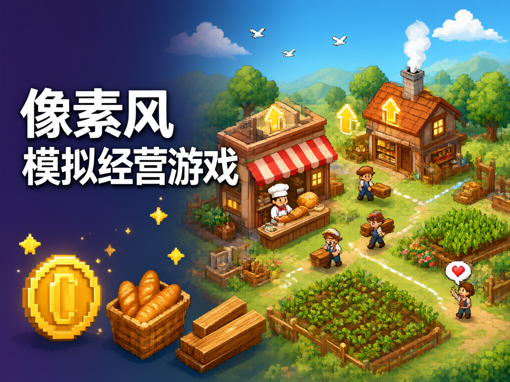 像素风模拟经营游戏
