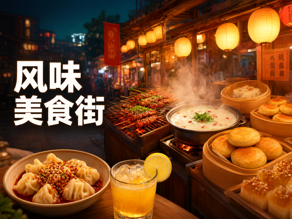 风味美食街