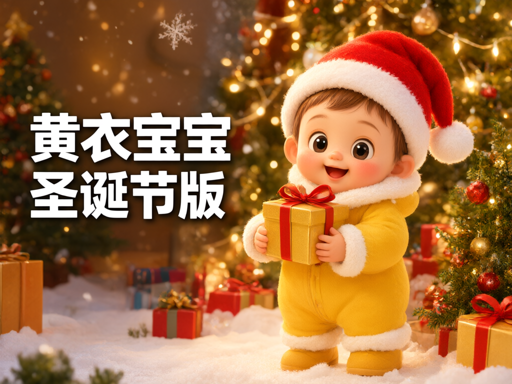 黄衣宝宝圣诞节版