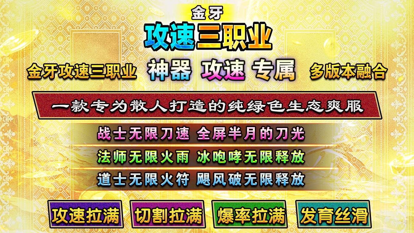 金牙攻速三职业(5)