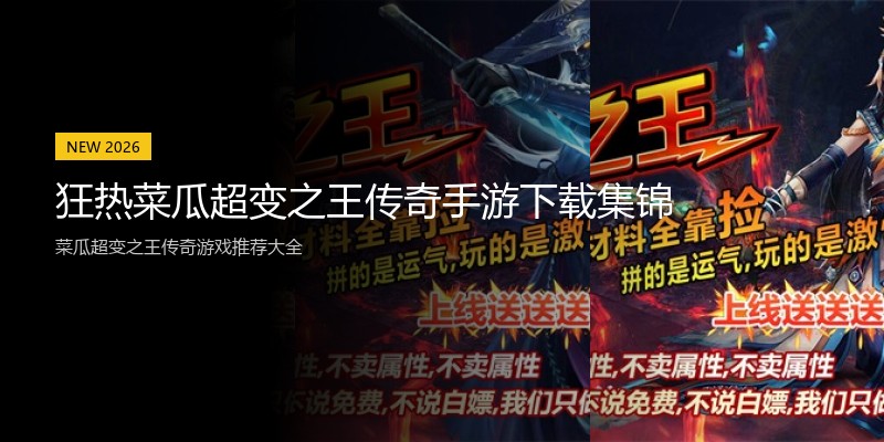狂热菜瓜超变之王传奇手游下载集锦