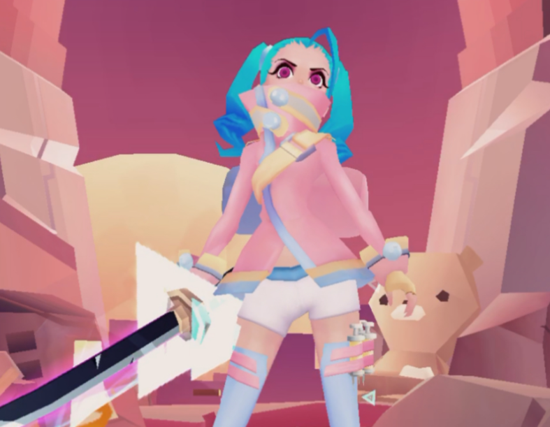 刀光与少女
