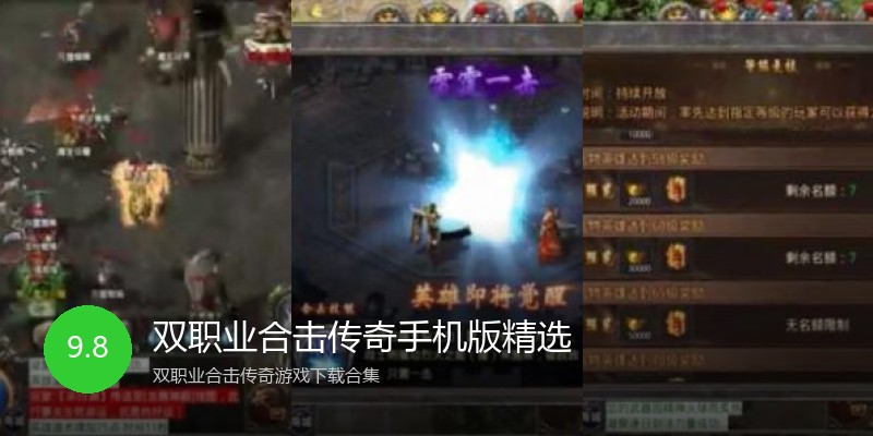 双职业合击传奇手机版精选