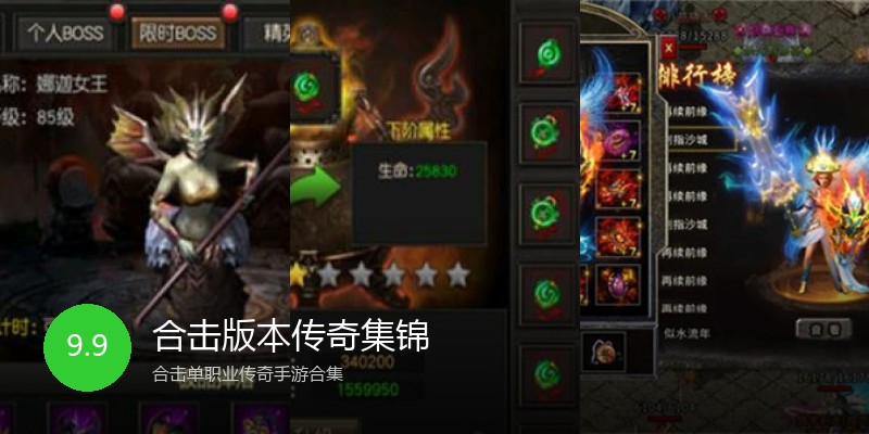 合击版本传奇集锦