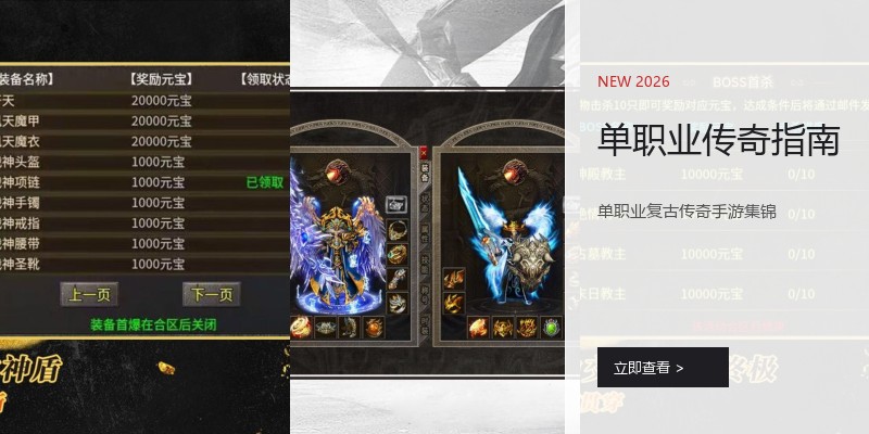 单职业传奇指南