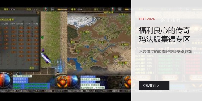 福利良心的传奇玛法版集锦专区