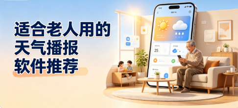 适合老人用的天气播报软件推荐