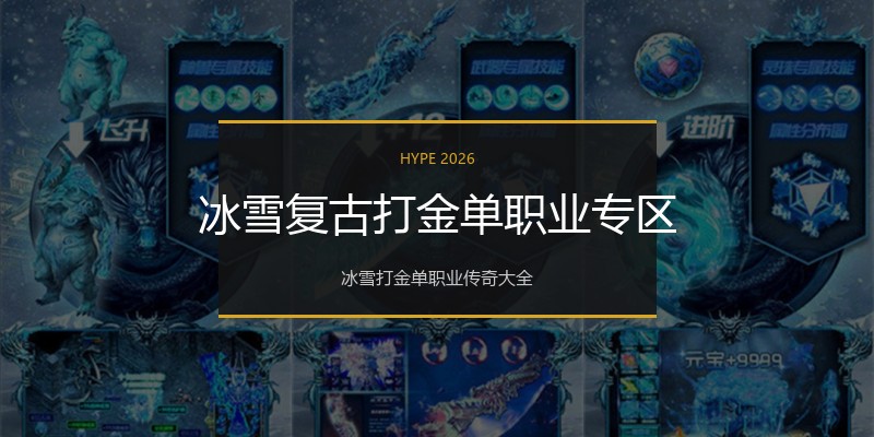 冰雪复古打金单职业专区