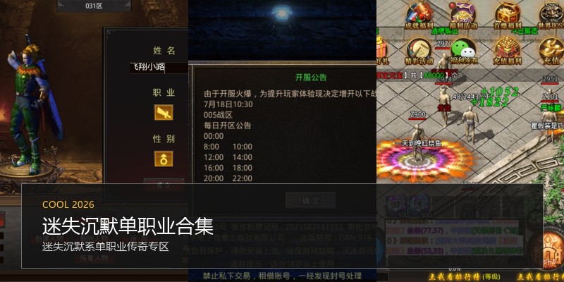 迷失沉默单职业合集