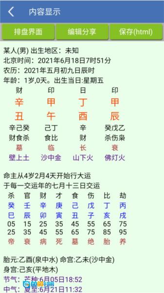 综合排盘原版图2
