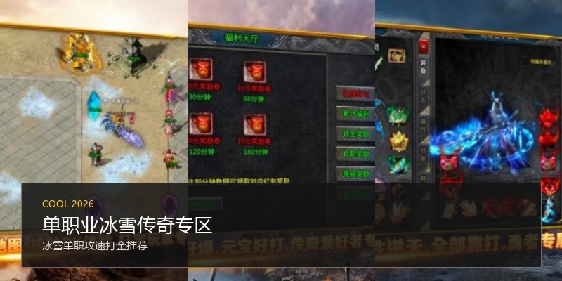 单职业冰雪传奇专区