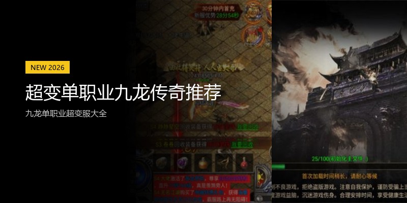 超变单职业九龙传奇推荐