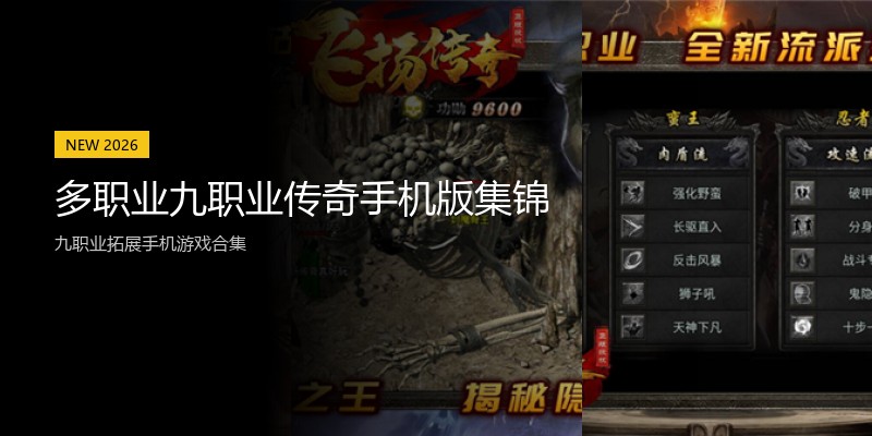 多职业九职业传奇手机版集锦