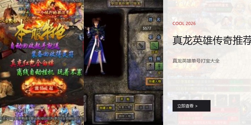 真龙英雄传奇推荐