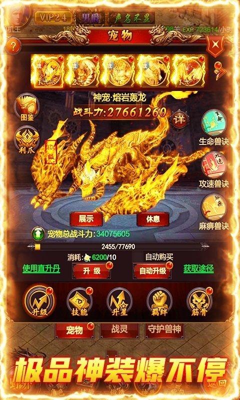 赤月龙城复古金服(3)