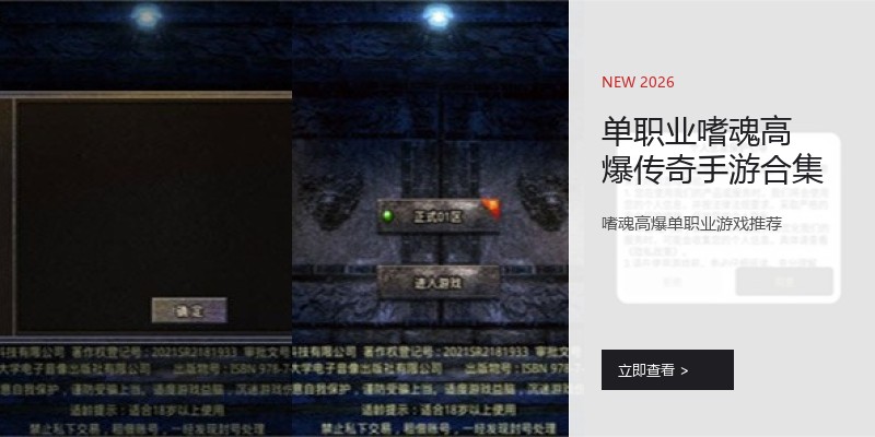 单职业嗜魂高爆传奇手游合集