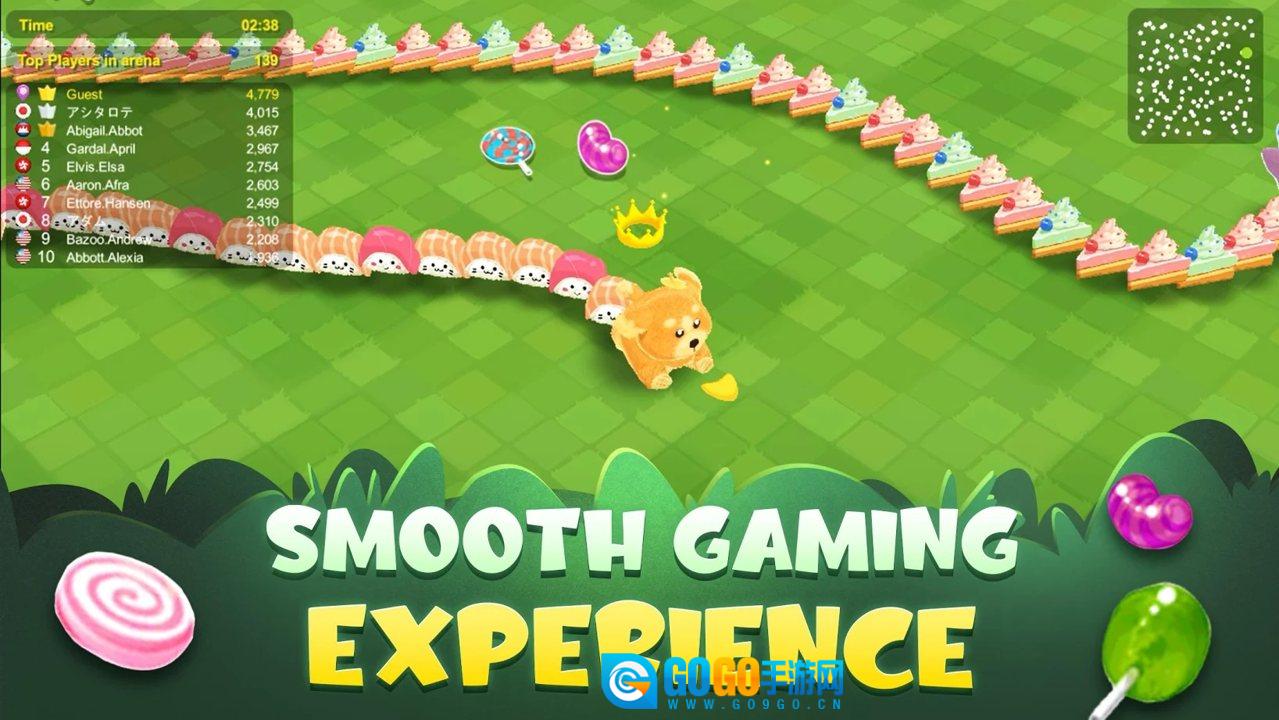 甜蜜的穿越(SweetCrossing:Snake.io)直装游戏版图2
