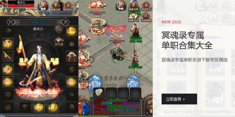 冥魂录专属单职合集大全