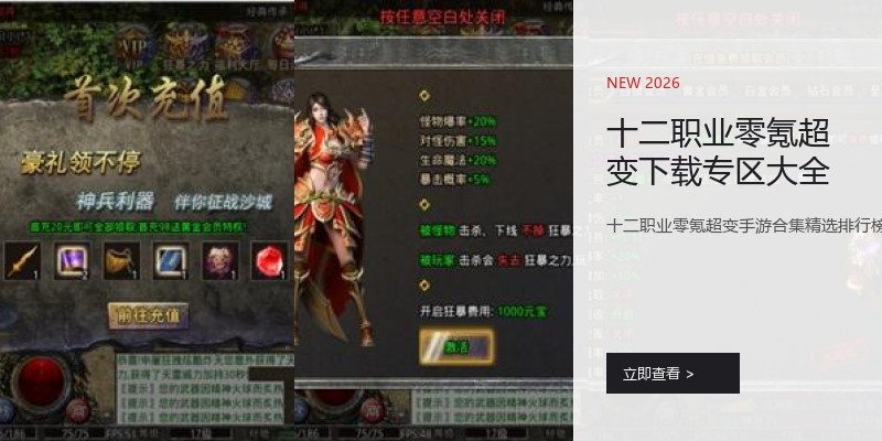 十二职业零氪超变下载专区大全