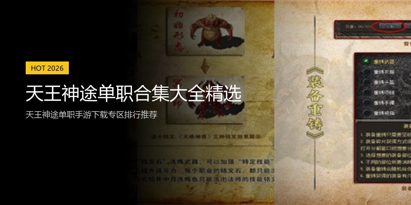 天王神途单职合集大全精选