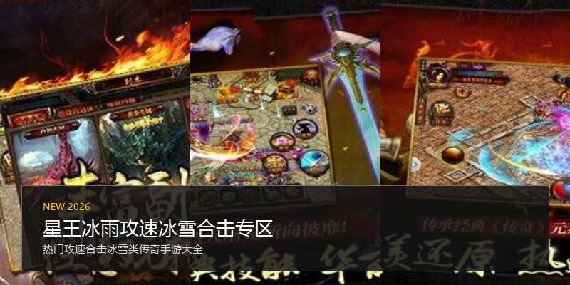 星王冰雨攻速冰雪合击专区