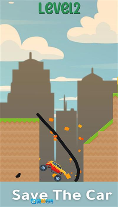 拯救汽车画桥难题(DrawBridgePuzzle)免费原版图2