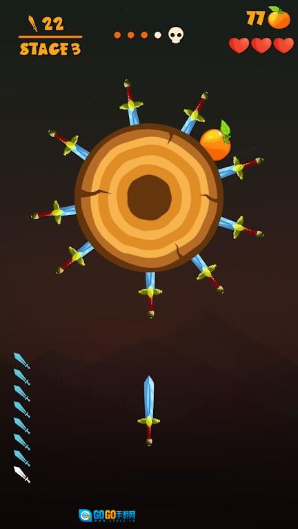 刀射手命中挑战(KnifeShooter)游戏完整版图2