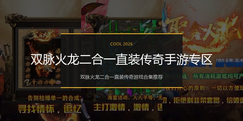 双脉火龙二合一直装传奇手游专区
