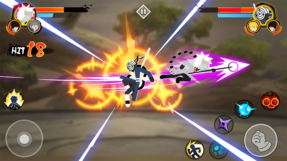 火柴人忍者3v3竞技场(3)