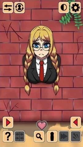 卡在墙上的女孩游戏图2