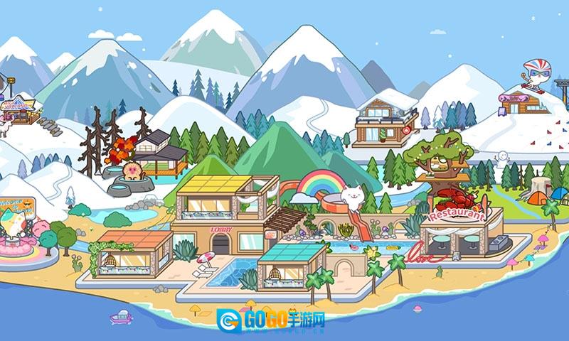 米加生活度假小镇版图1