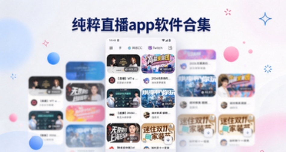 纯粹直播app软件合集